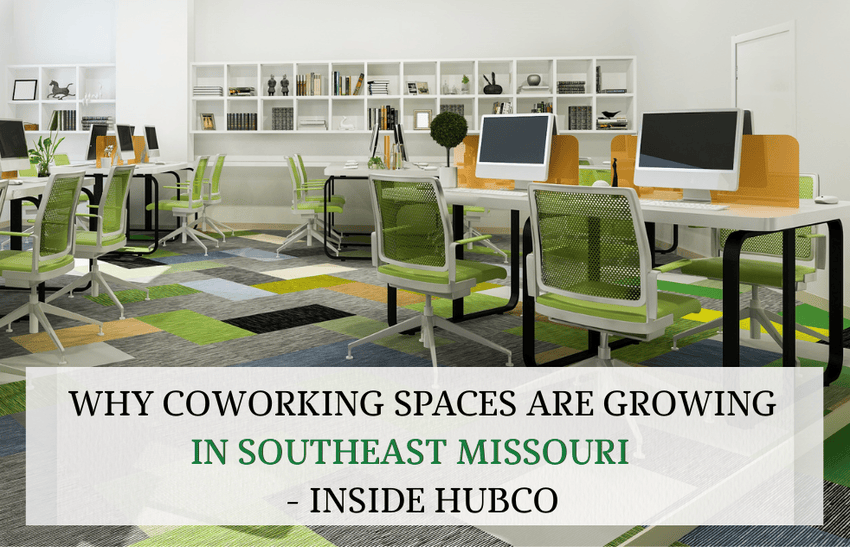 Image of a coworking space, depiting growing demand of coworking spaces in Southeast Missouri.